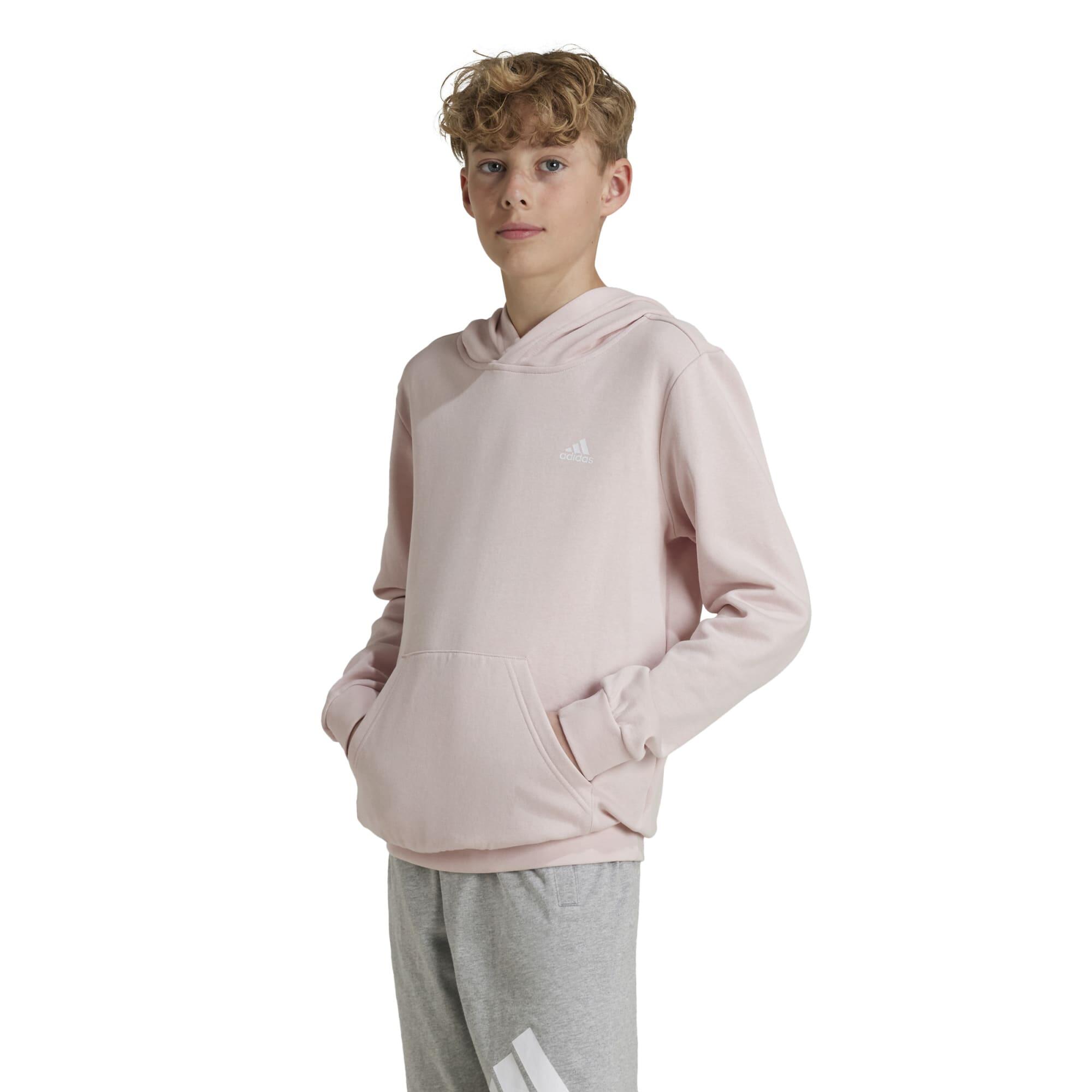 Felpa con cappuccio Adidas modello JF8745 per unisex ragazzi 2/5
