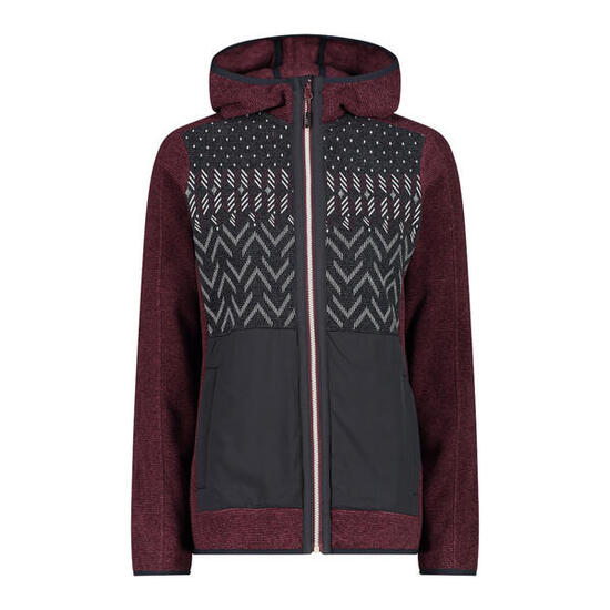 CMP Damen Fleecejacke Woman Jacket Fix Hood 33H2336