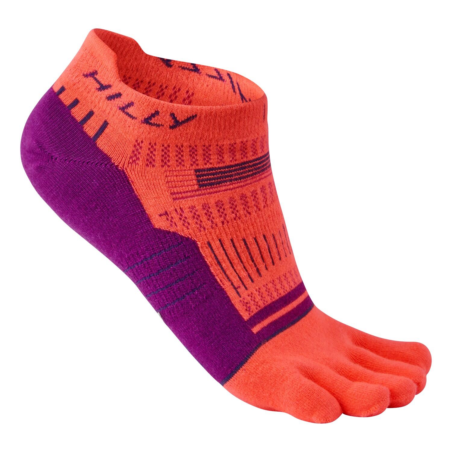 Hilly Toe Socklet No-show teensokken - Oranje/Roze - 35/38 3/4