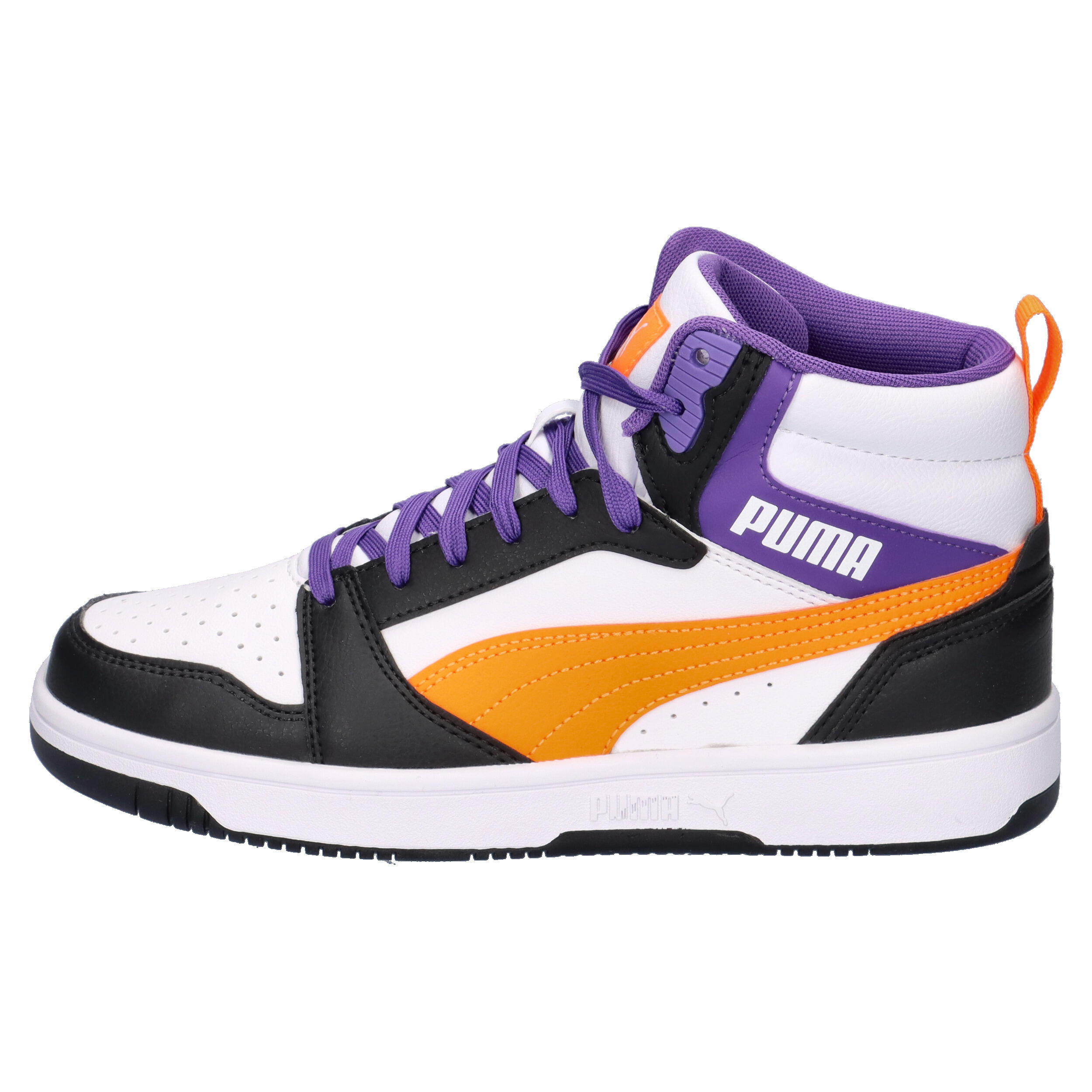 Zapatillas deportivas infantiles Puma REBOUND V6 MID JR 39383134, talla 38.5 9/14