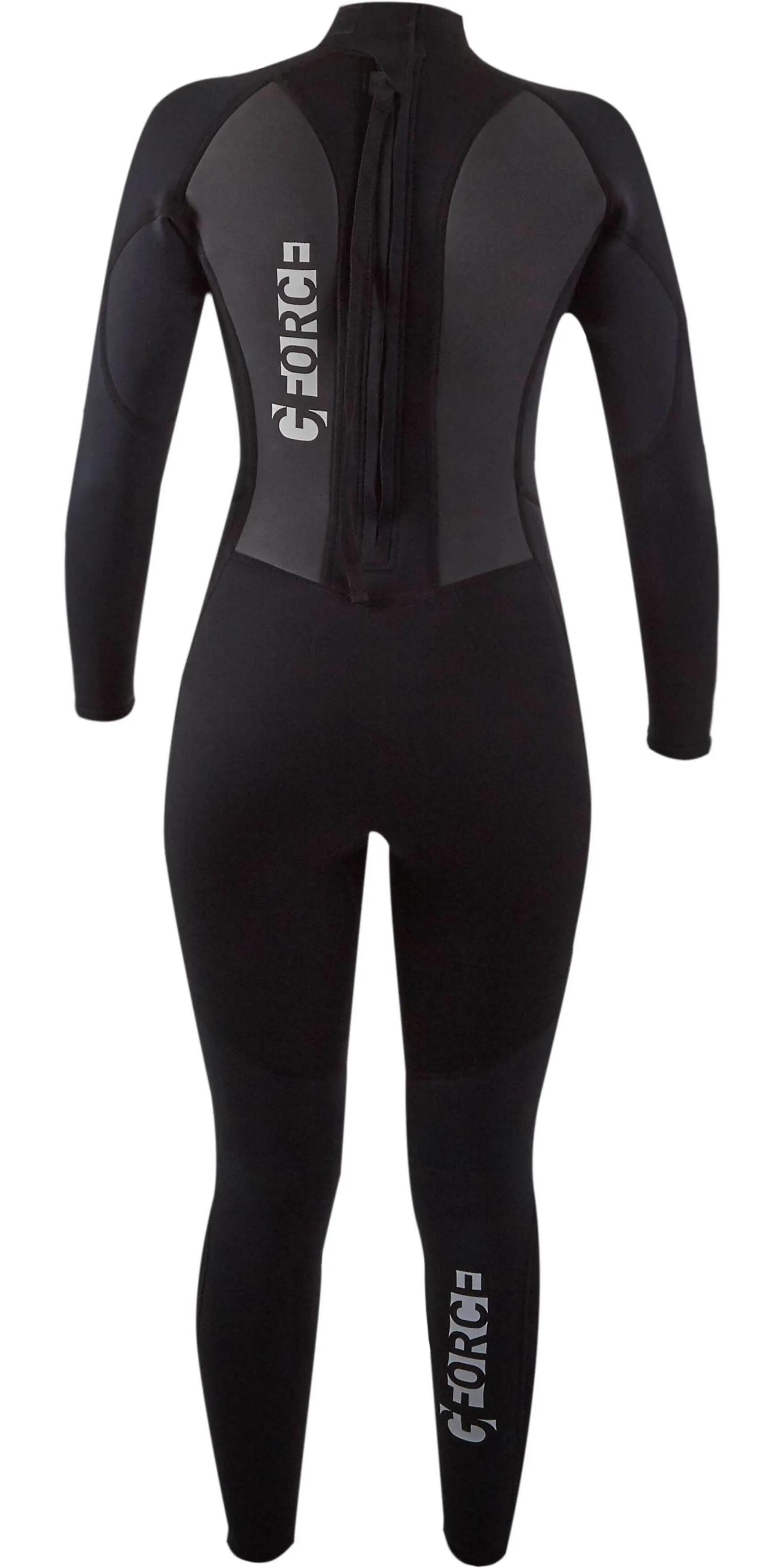 Combinaison de Surf G-Force 3mm Zip Dos - Noir -  Femme 2/2