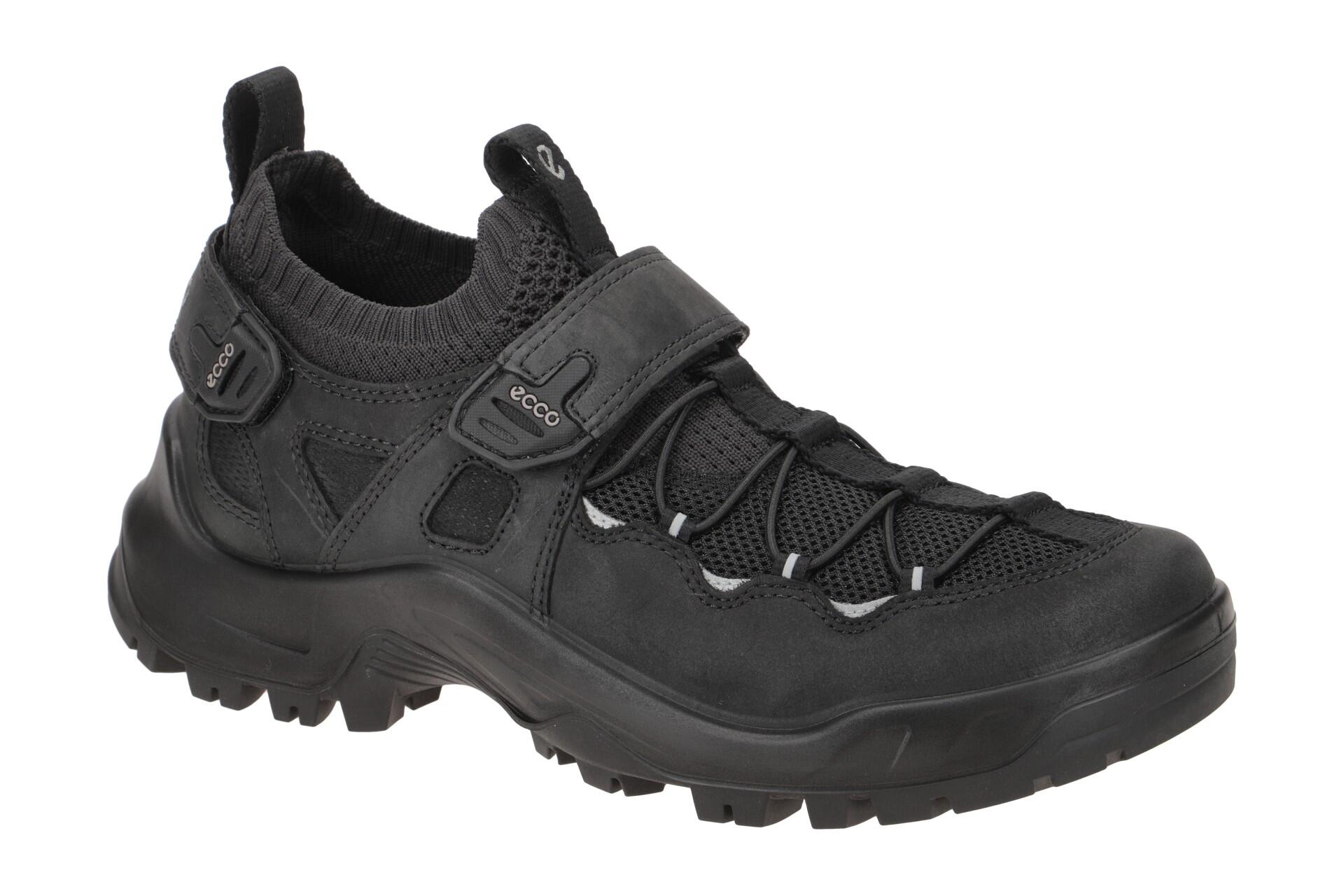 Ecco Offroad Schuhe schwarz Klett 822334 1/7