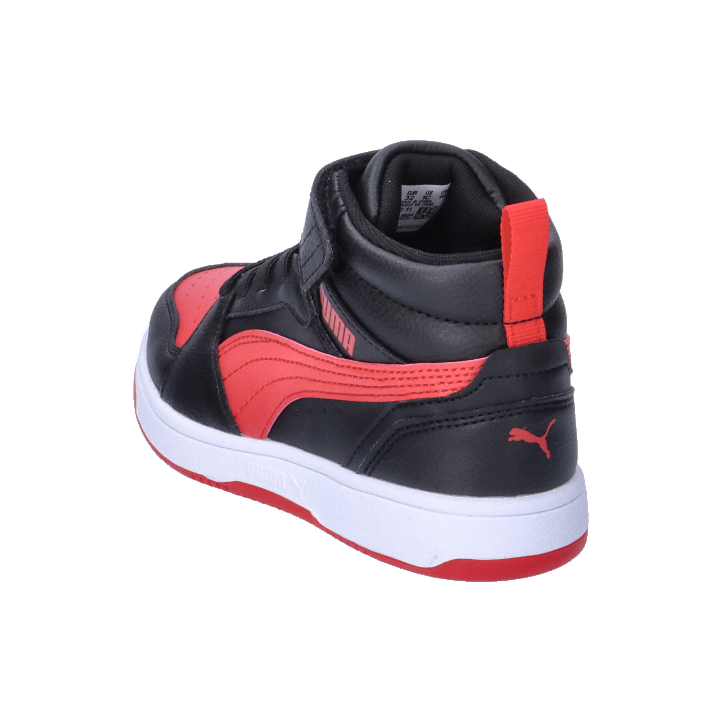 Puma - Rebound v6 mi rouge/noir 393832-11 4/7