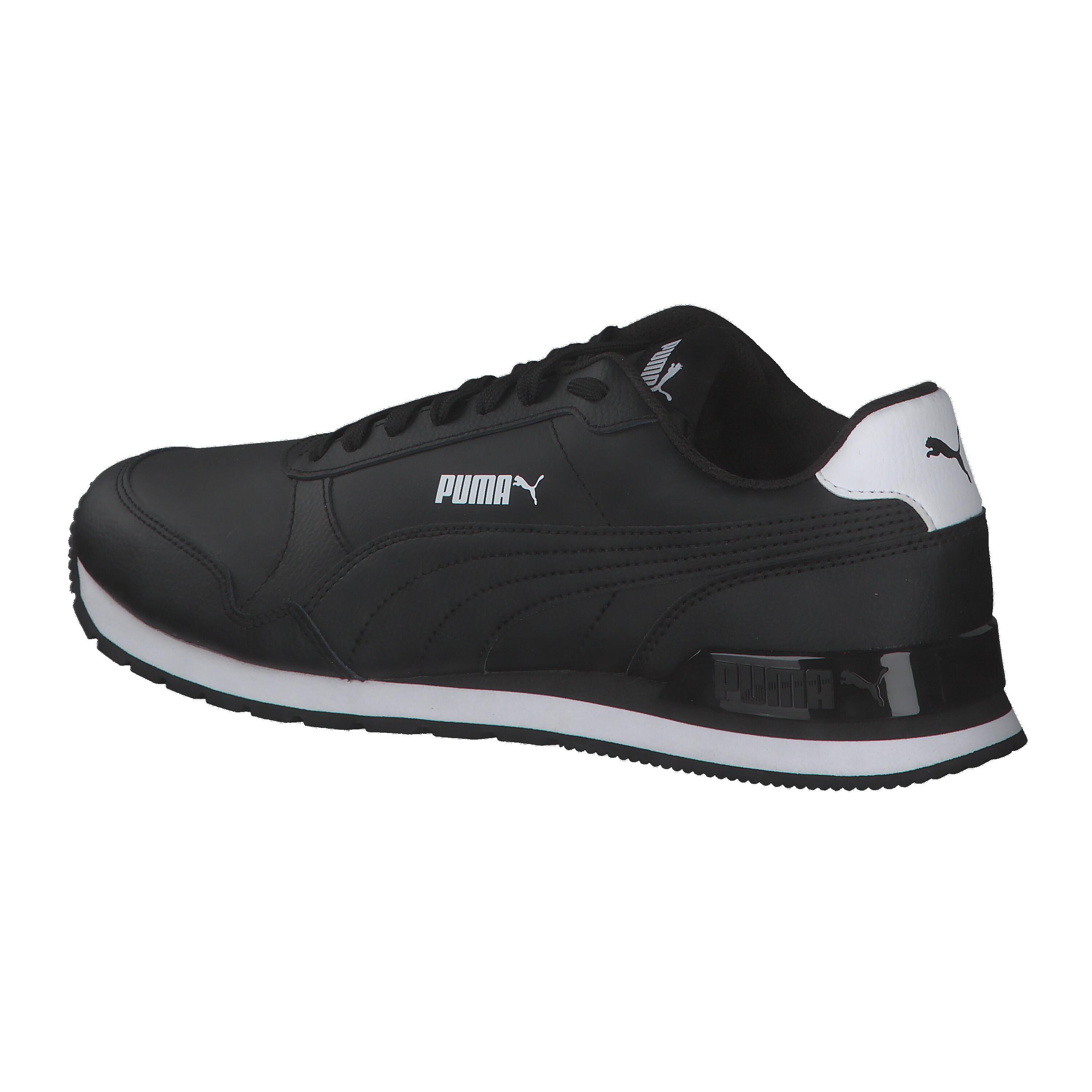 Puma ST Runner v2 Full L Unisex Sneaker Turnschuhe 365277 Schwarz /Weiß 11/15