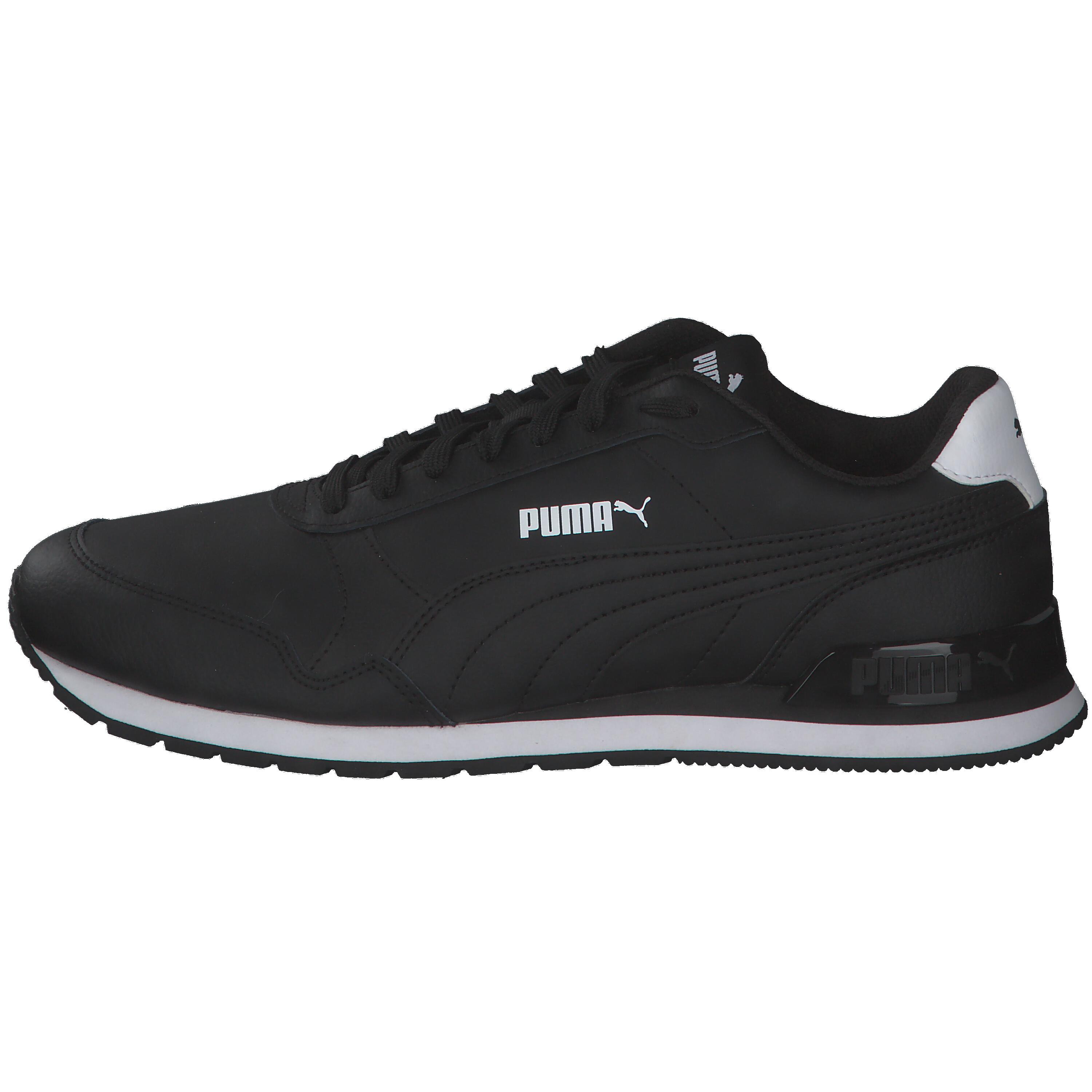 Puma ST Runner v2 Full L Unisex Sneaker Turnschuhe 365277 Schwarz /Weiß 10/15