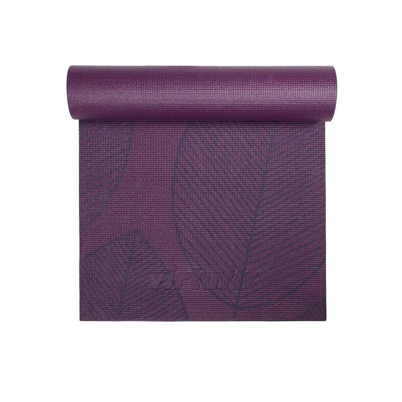 Tapis de Yoga Premium - Antidérapant - Extra Épais (6 mm) - Feuille de Mûrier