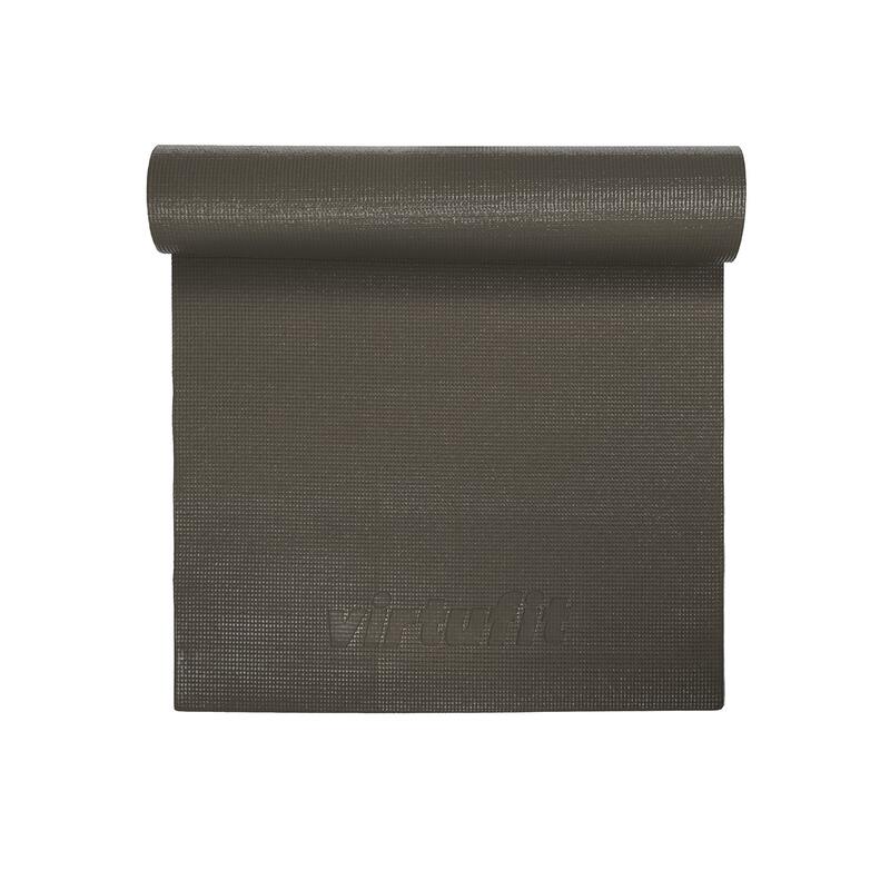 Tapis de Yoga Premium - Antidérapant - Extra épais (6 mm) - Gris Acier