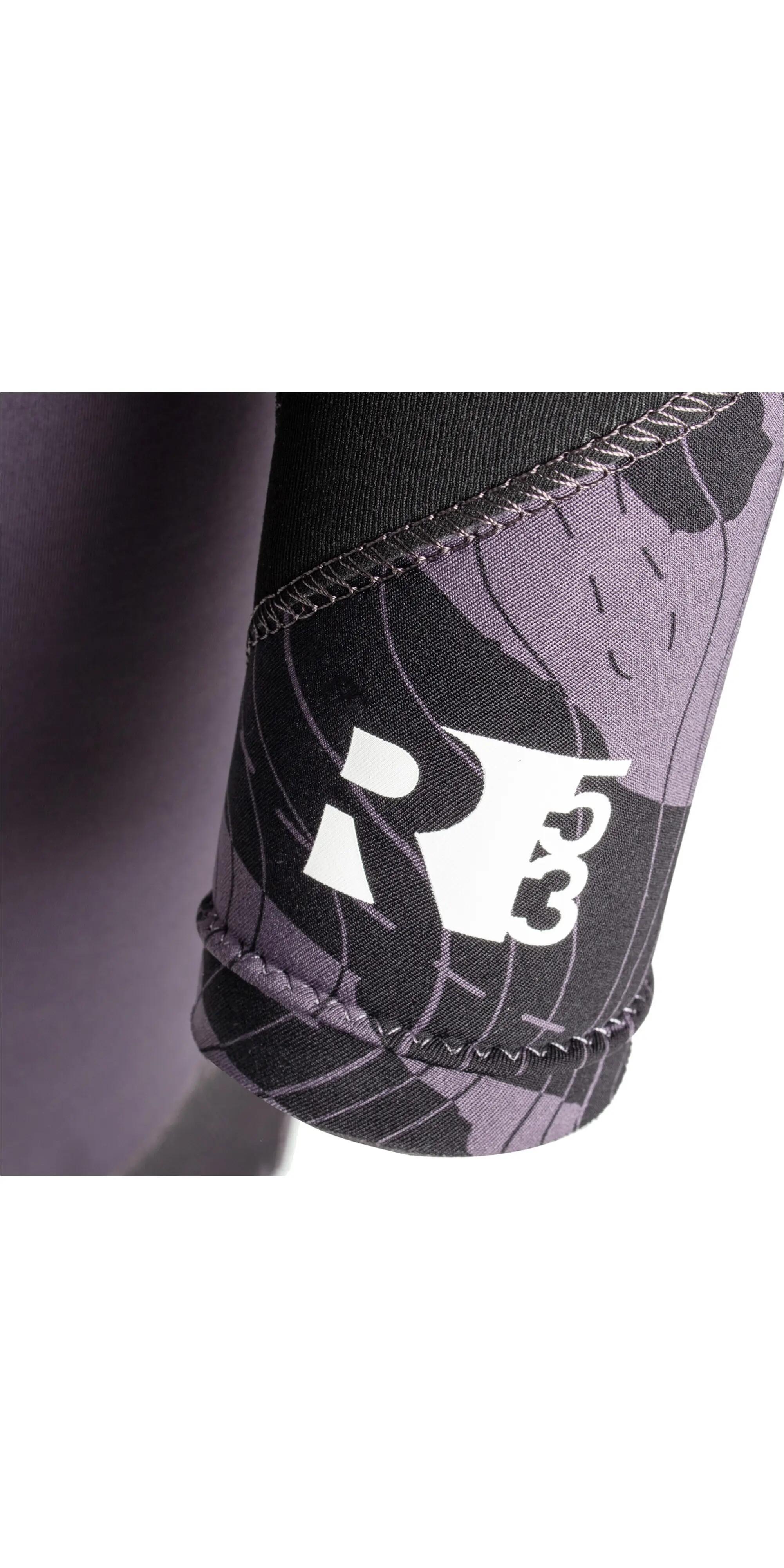 Combinaison de Surf Response 5/3mm Zip dos - Gris/ Camouflage - Enfant 4/7