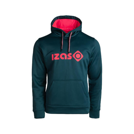 Izas Sudadera de hombre DUERO M V4 con capucha ajustable , logotipo y bolsillo