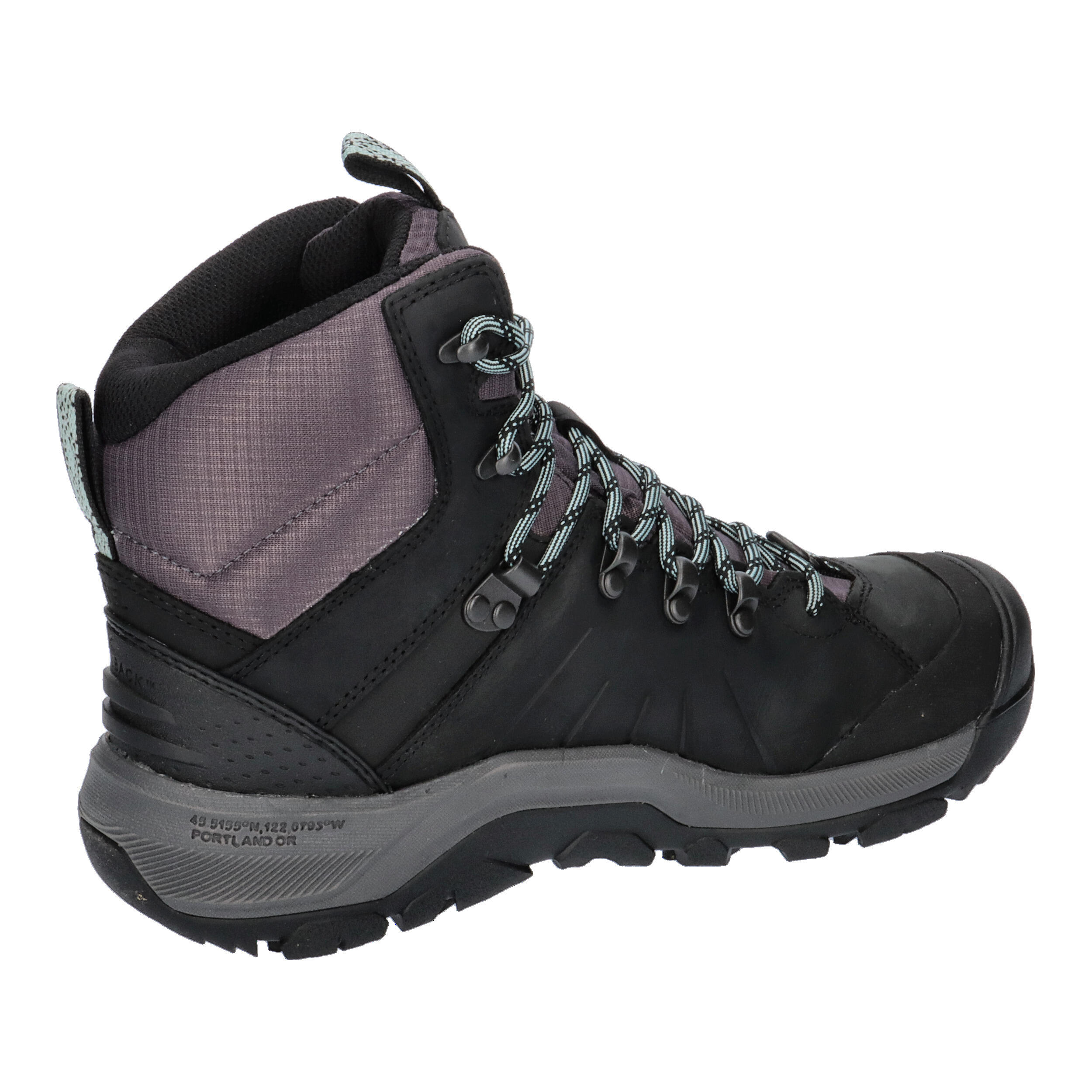Femmes REVEL IV MID POLAR W Chaussures de randonnée Noir/Gris Portuaire 7/7