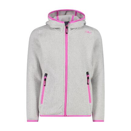 CMP Mädchen Fleece Jacke Fix Hood 3H19825