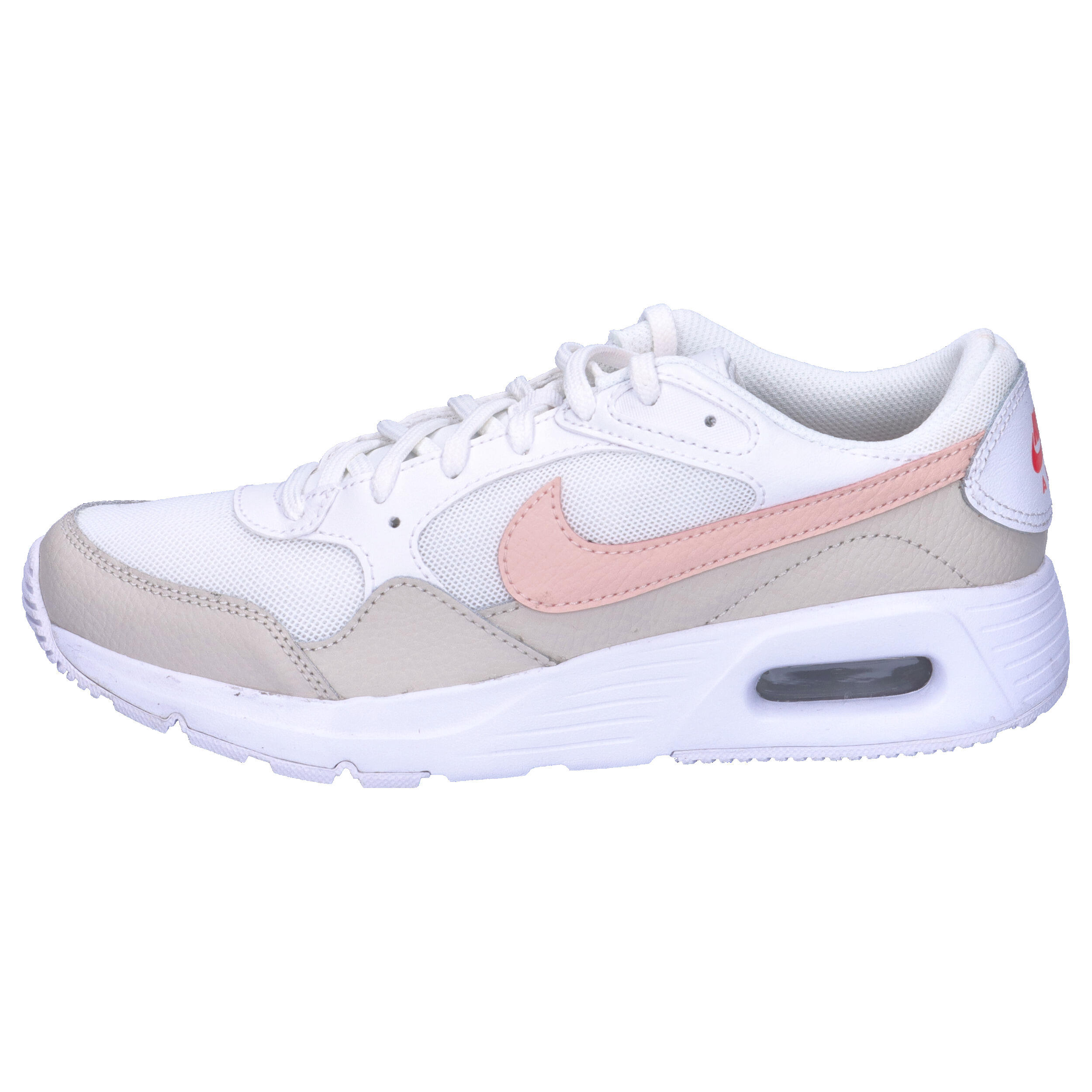 Nike Air Max SC Baskets basses enfant Blanc/Rose/Brun clair 2/7