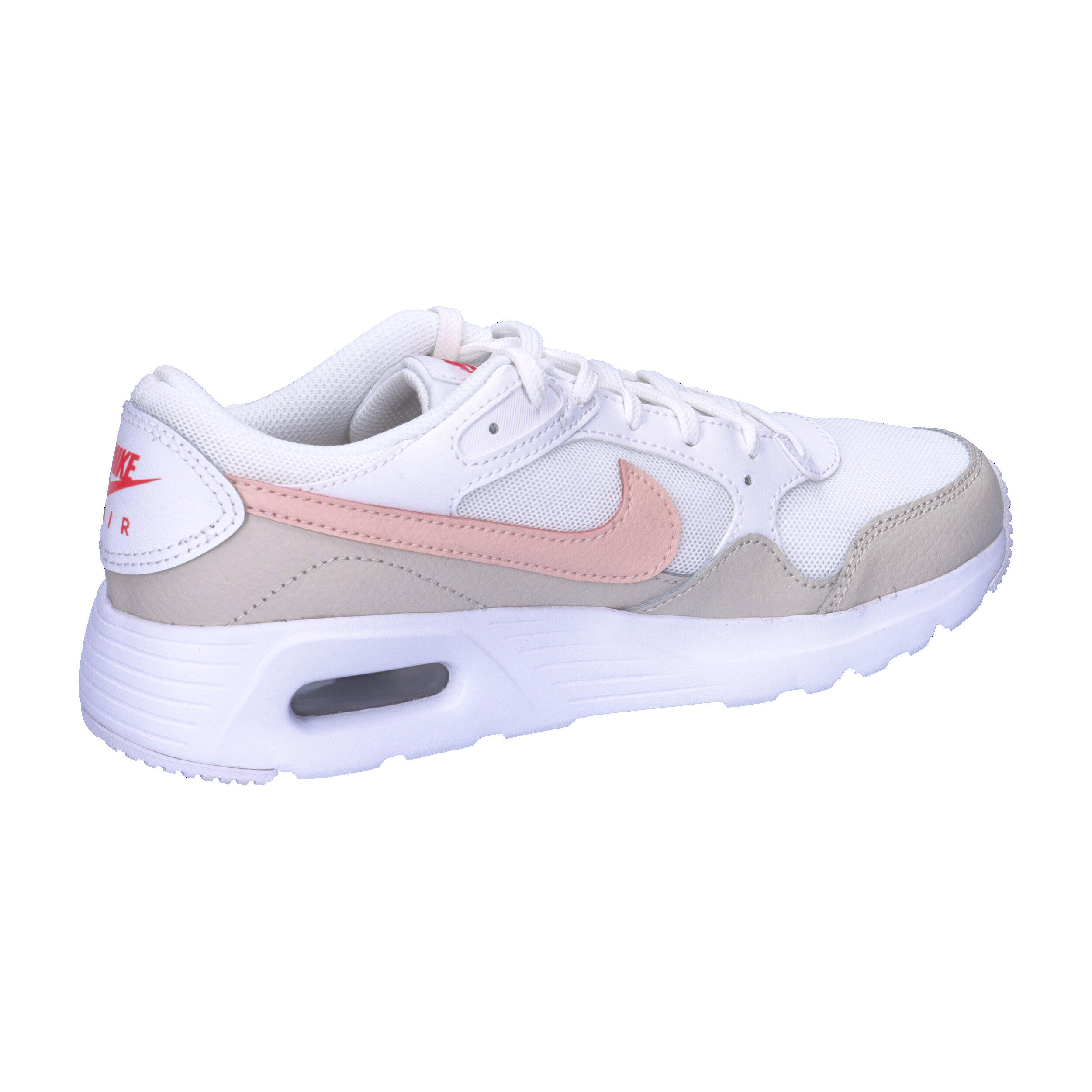 Nike Air Max SC Baskets basses enfant Blanc/Rose/Brun clair 7/7
