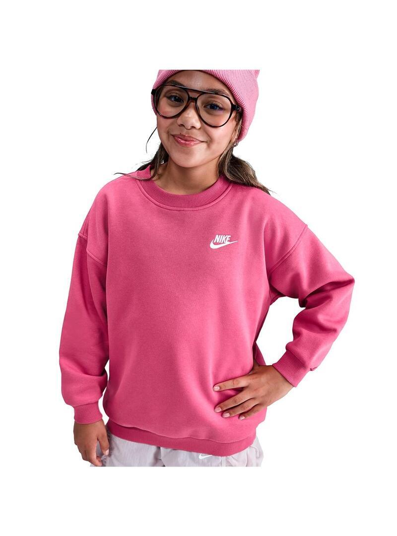 Pullover Fleecejacken für Kinder Nike Sportswear Club Rosa 3/5