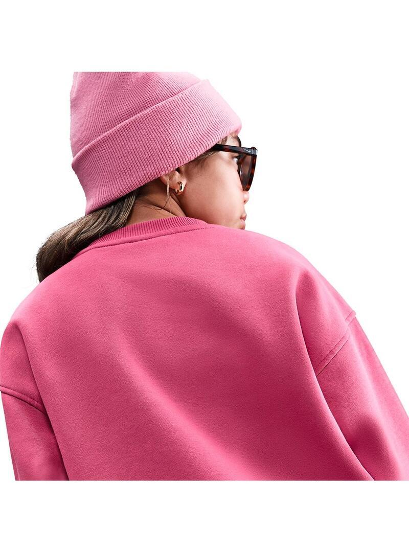 Pullover Fleecejacken für Kinder Nike Sportswear Club Rosa 4/5