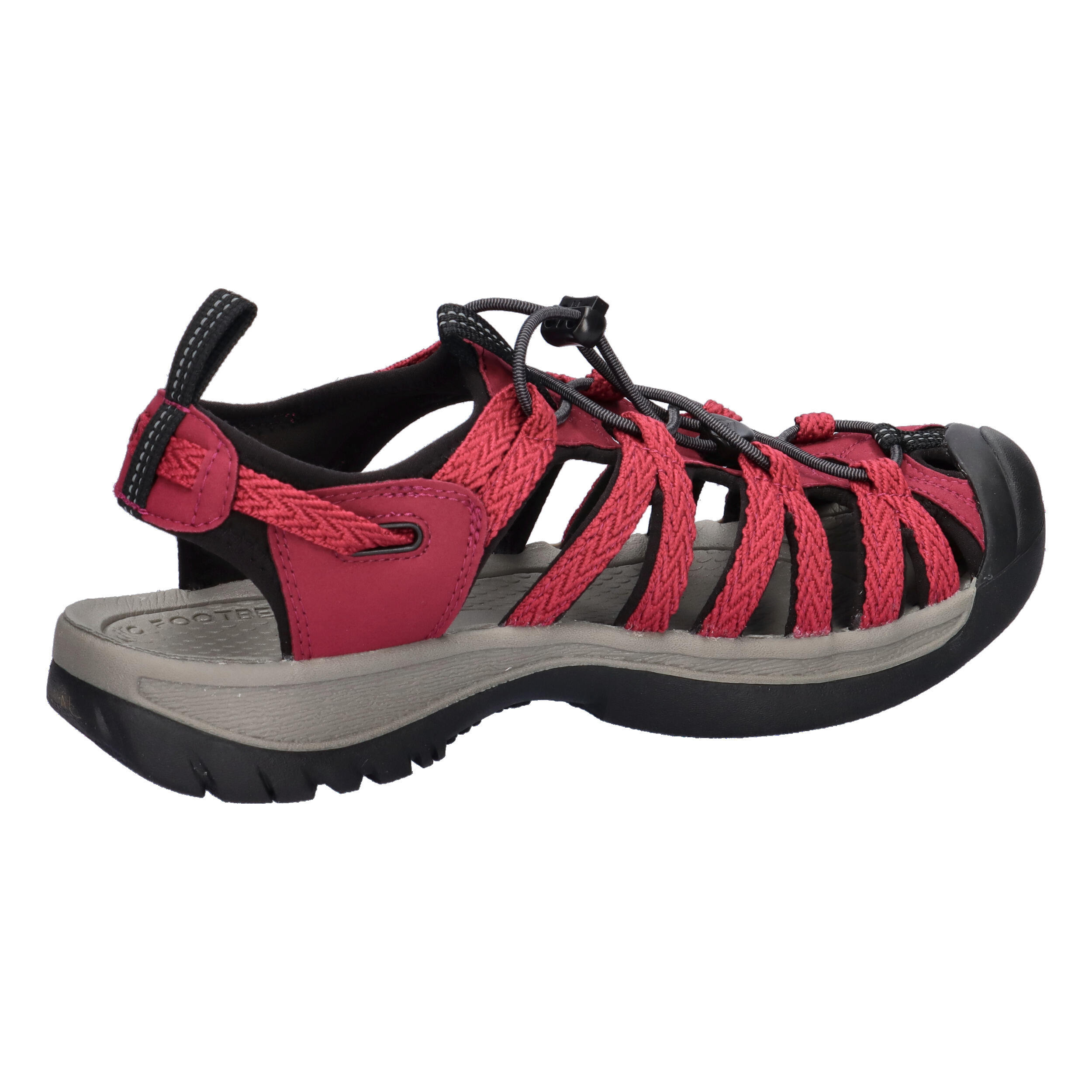 Sandalo da donna WHISPER W bordeaux/nero 7/7