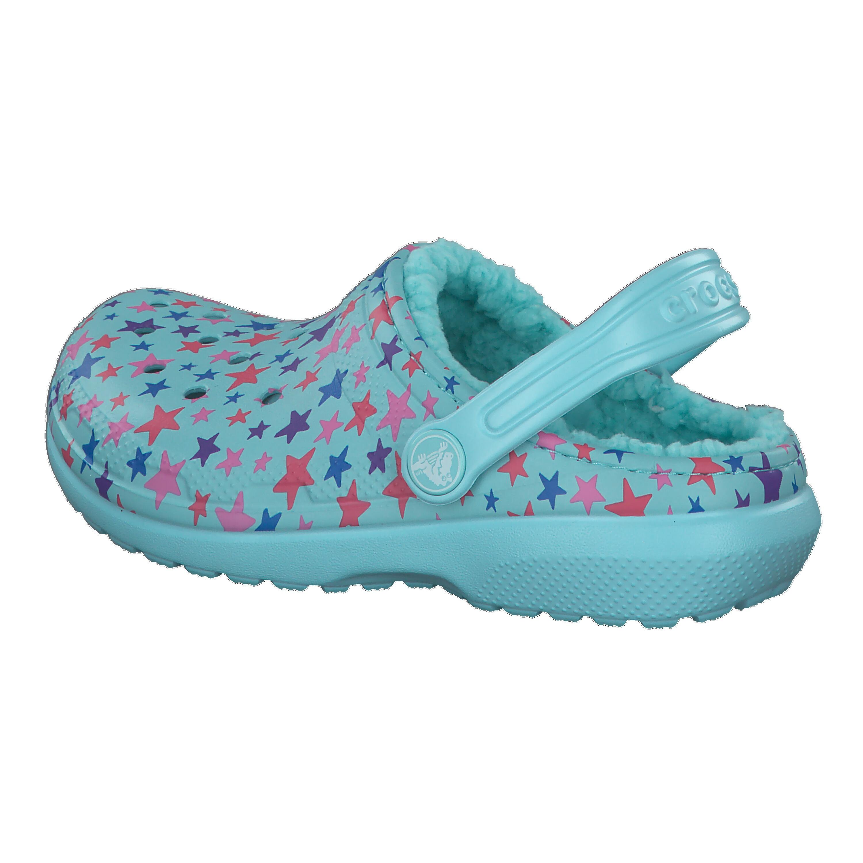 Crocs Kinder Schuhe Classic Printed Lined Clog K 205815 11/15