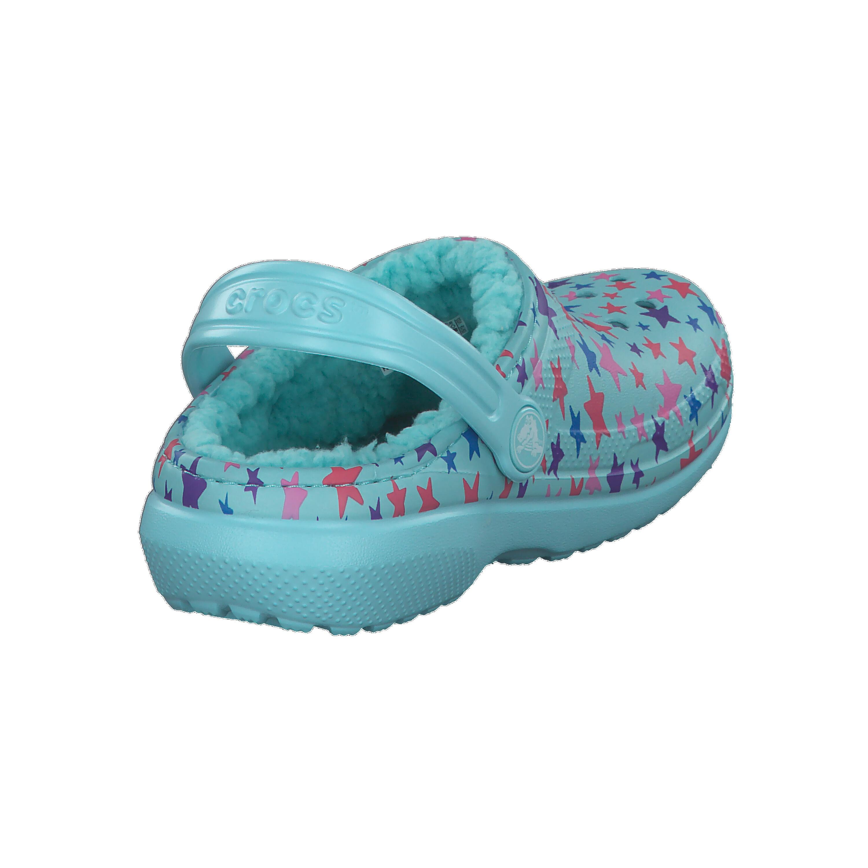 Crocs Kinder Schuhe Classic Printed Lined Clog K 205815 14/15