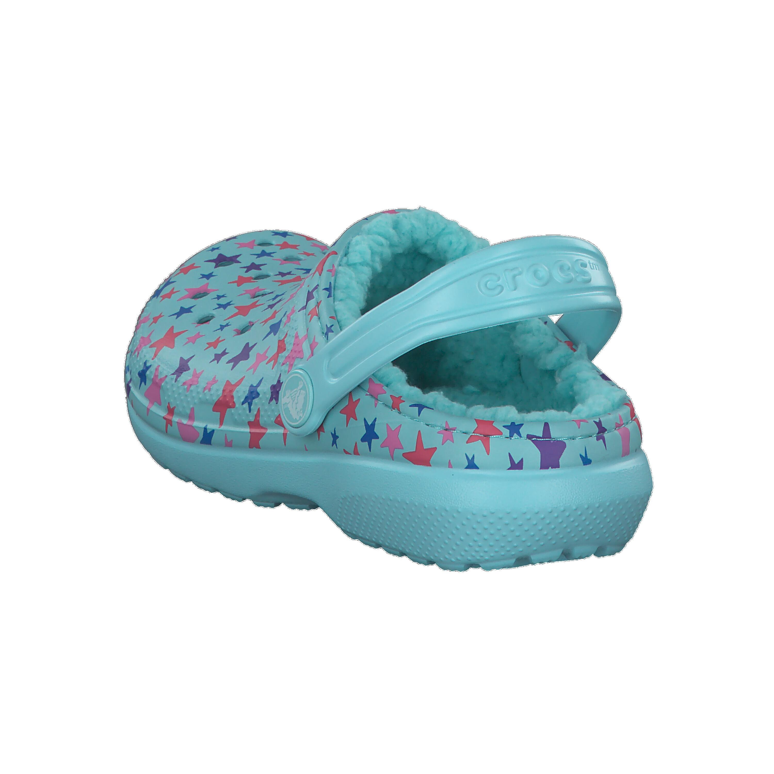 Crocs Kinder Schuhe Classic Printed Lined Clog K 205815 12/15