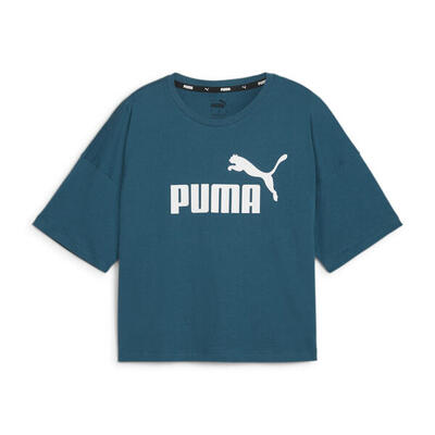 Puma Damen T-Shirt Essential Logo Cropped tee 586866