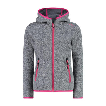 CMP Mädchen Fleece Jacke Fix Hood 3H19825