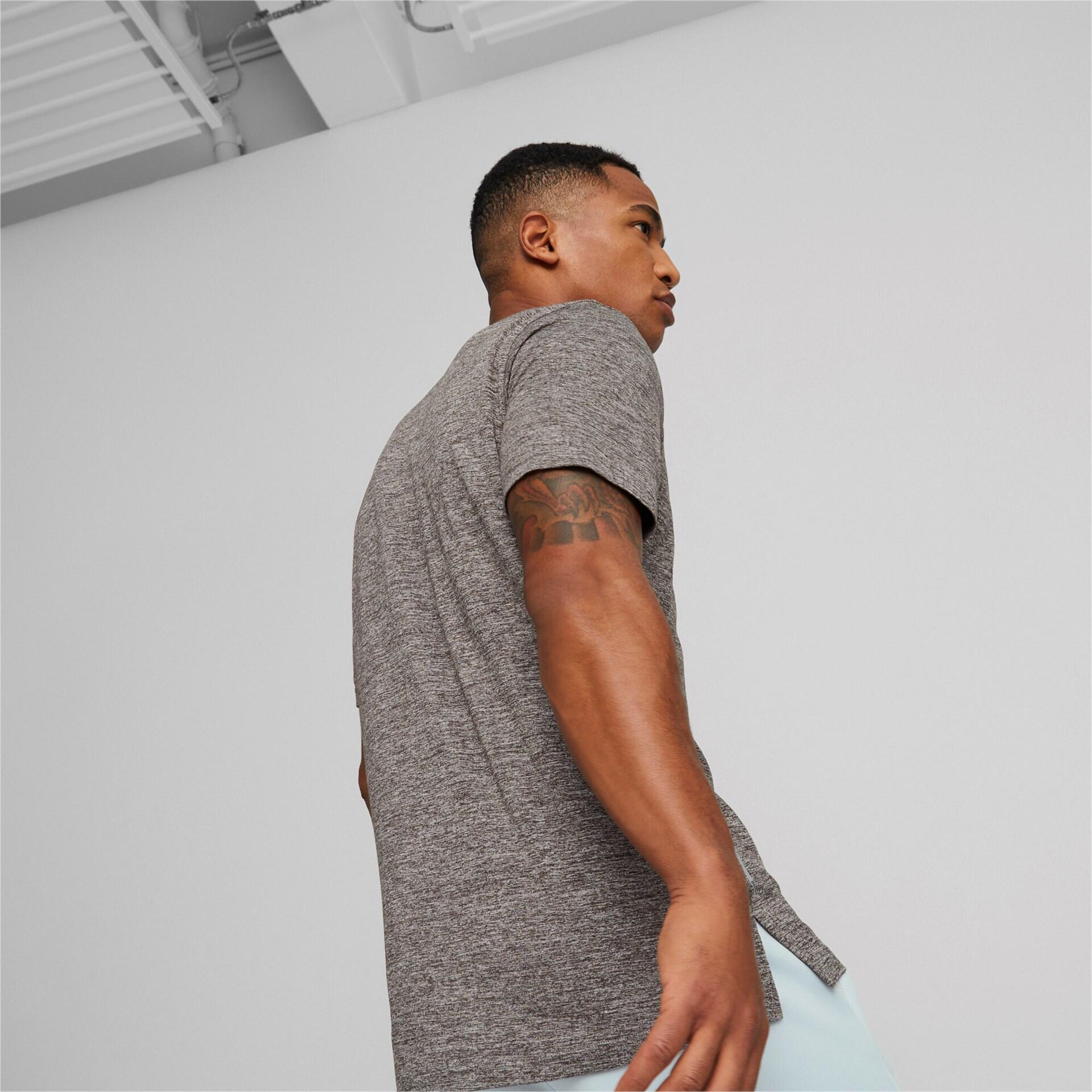 Puma Herren T-Shirt TRAIN FAV HEATHER CAT Tee 522352 3/9