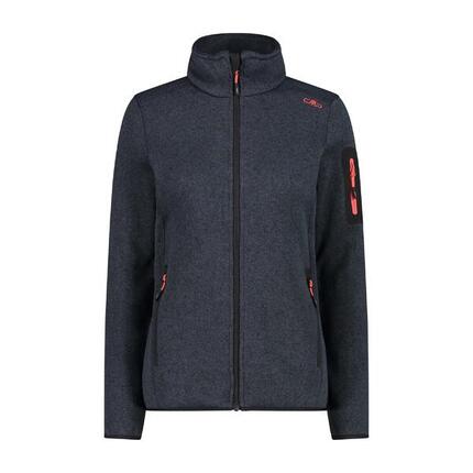 CMP Damen Jacke Knitted Melange Fleece Jacket 3H14746