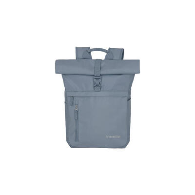 BASICS Rollup Rucksack, Rauchblau