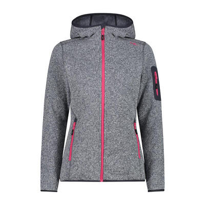 CMP Damen Jacke Knitted Melange Hoody 3H19826
