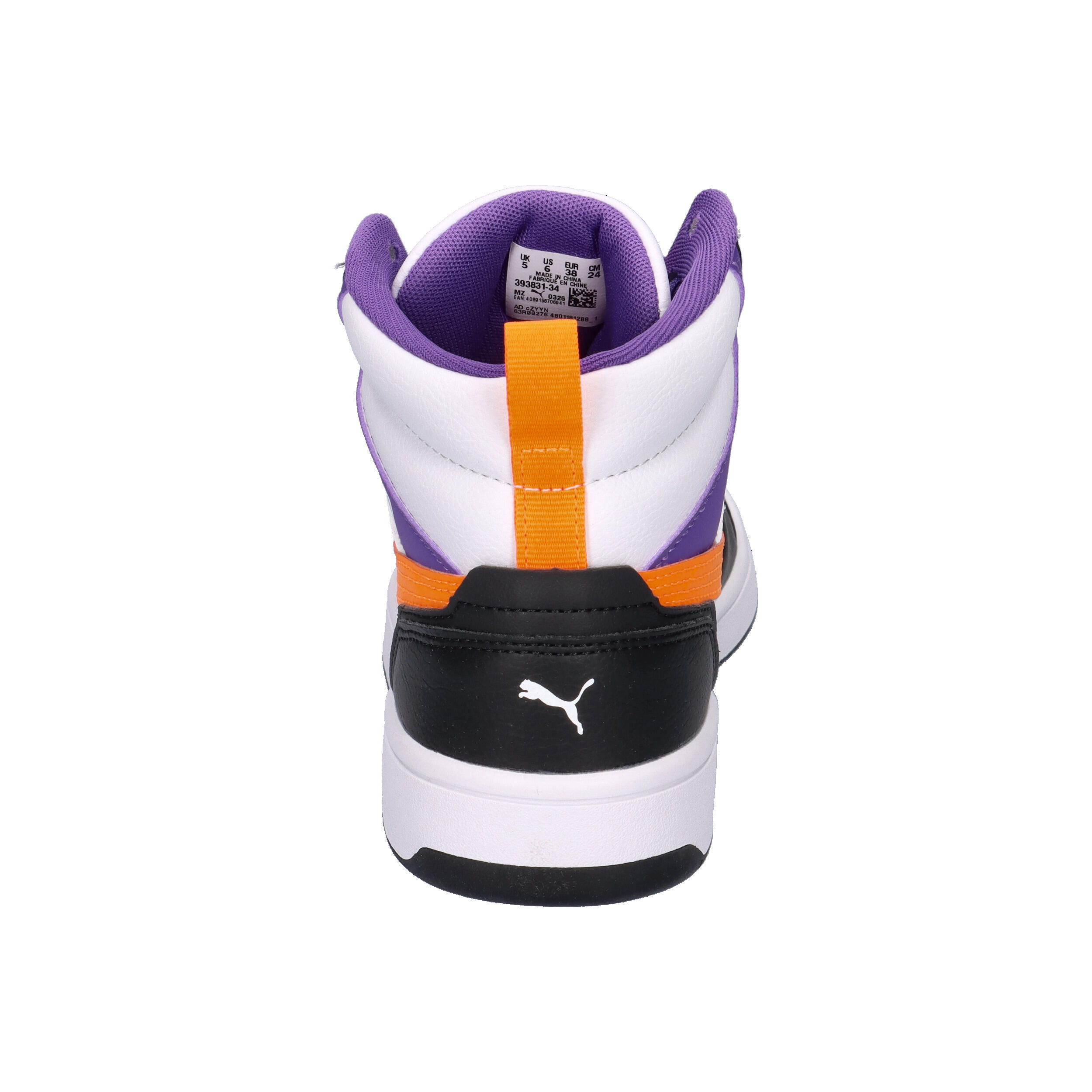PUMA Rebound V6 Mid dziecięce buty miejskie wysokie, wielokolorowe 5/7