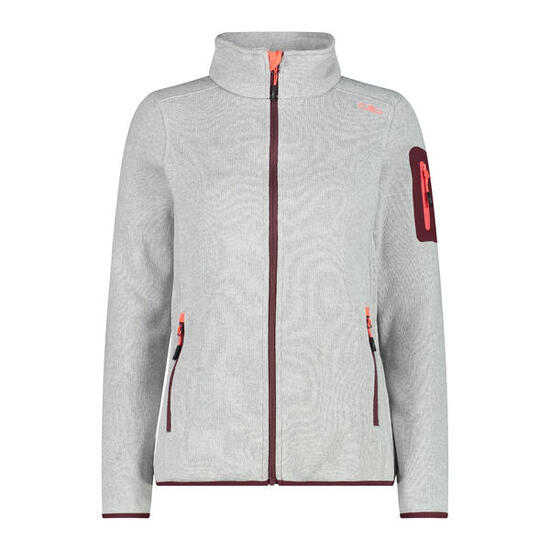 CMP Damen Jacke Knitted Melange Fleece Jacket 3H14746