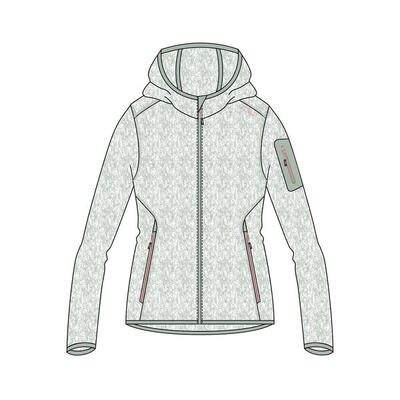CMP Damen Jacke Knitted Melange Hoody 3H19826