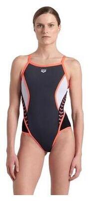 Costume da bagno Arena Icons Super Fly Grigio / Rosa