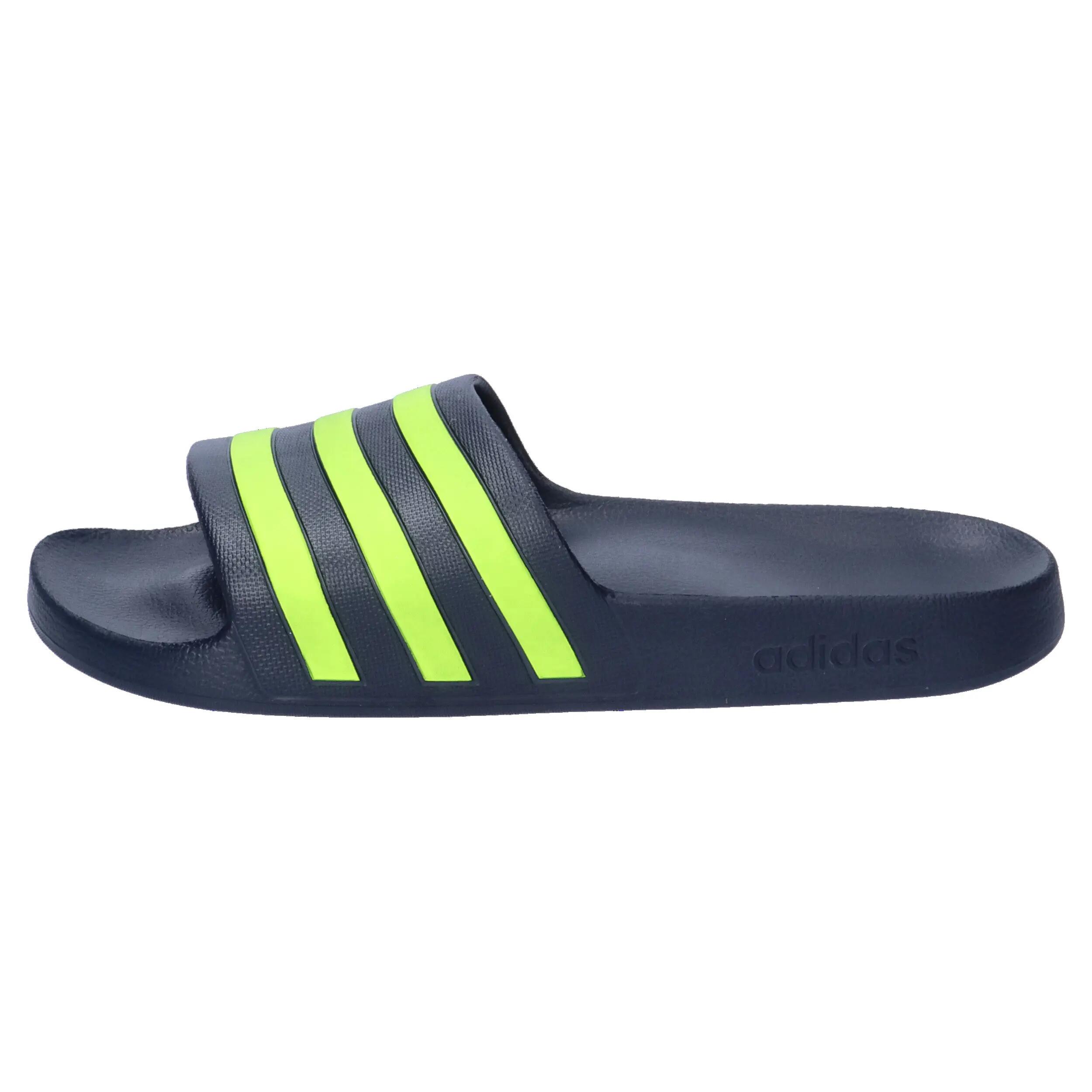 Tongs adidas Adilette Aqua Cloudfoam Bleu Jaune 2/7