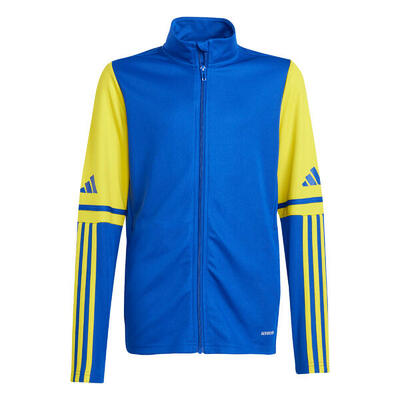 Felpa adidas allenamento mezza zip rossa/bianca