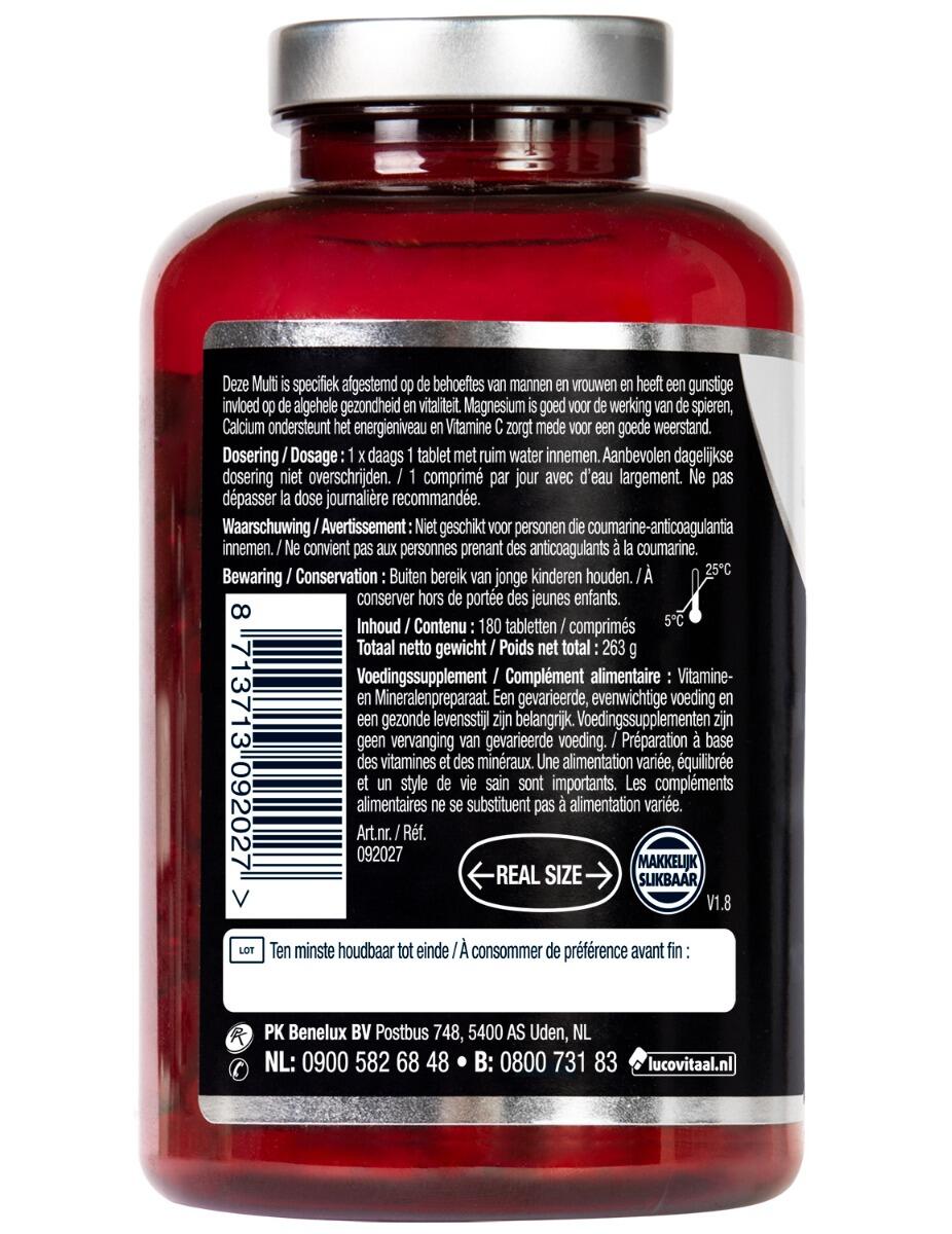 Lucovitaal Multi A-Z 180 tabletten 4/5