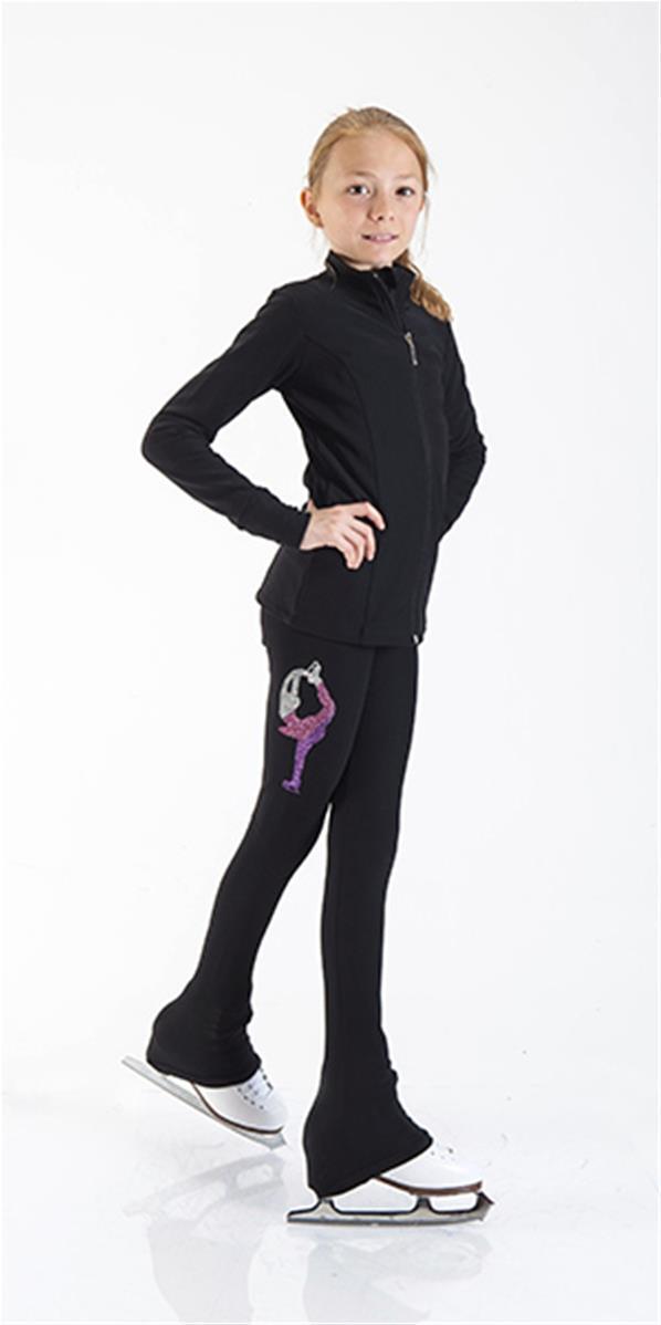 Pantalon de patinage - Biellmann Rose dégradé 3/5