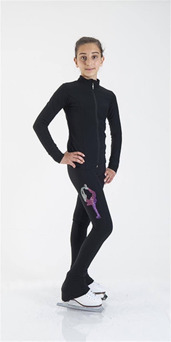 Eislaufhose - Biellmann Rosa Verlauf 6-8J 4/5