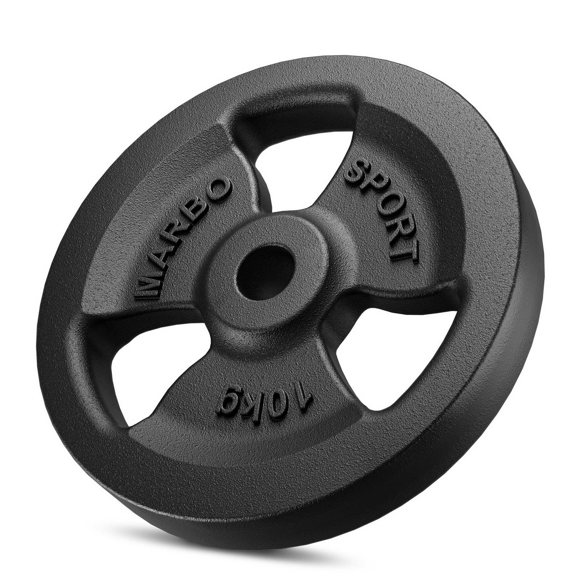 Set di pesi in ghisa Tri-Grip con foro ø31 mm Marbo Sport 29 kg 2/4