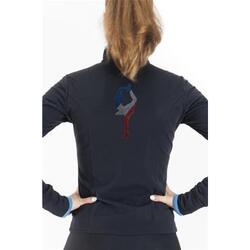Veste technique doublée polaire - Bleu Blanc Rouge