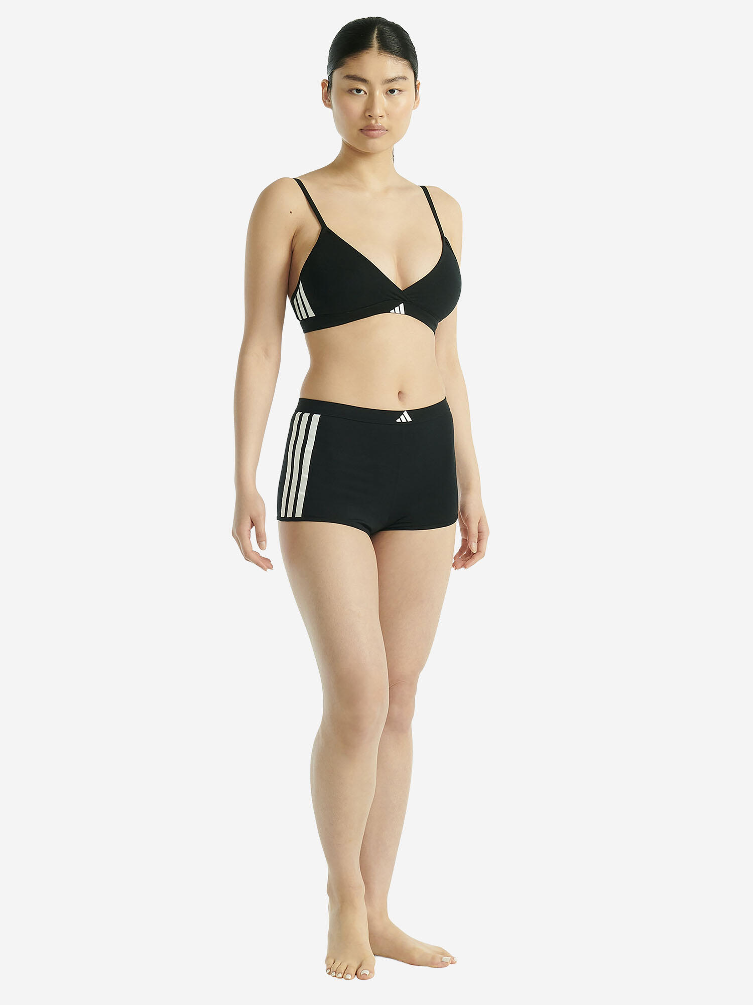 Training Triangel-BH sportlicher Neckholder Damen - Sport Active Essentials schw 3/7