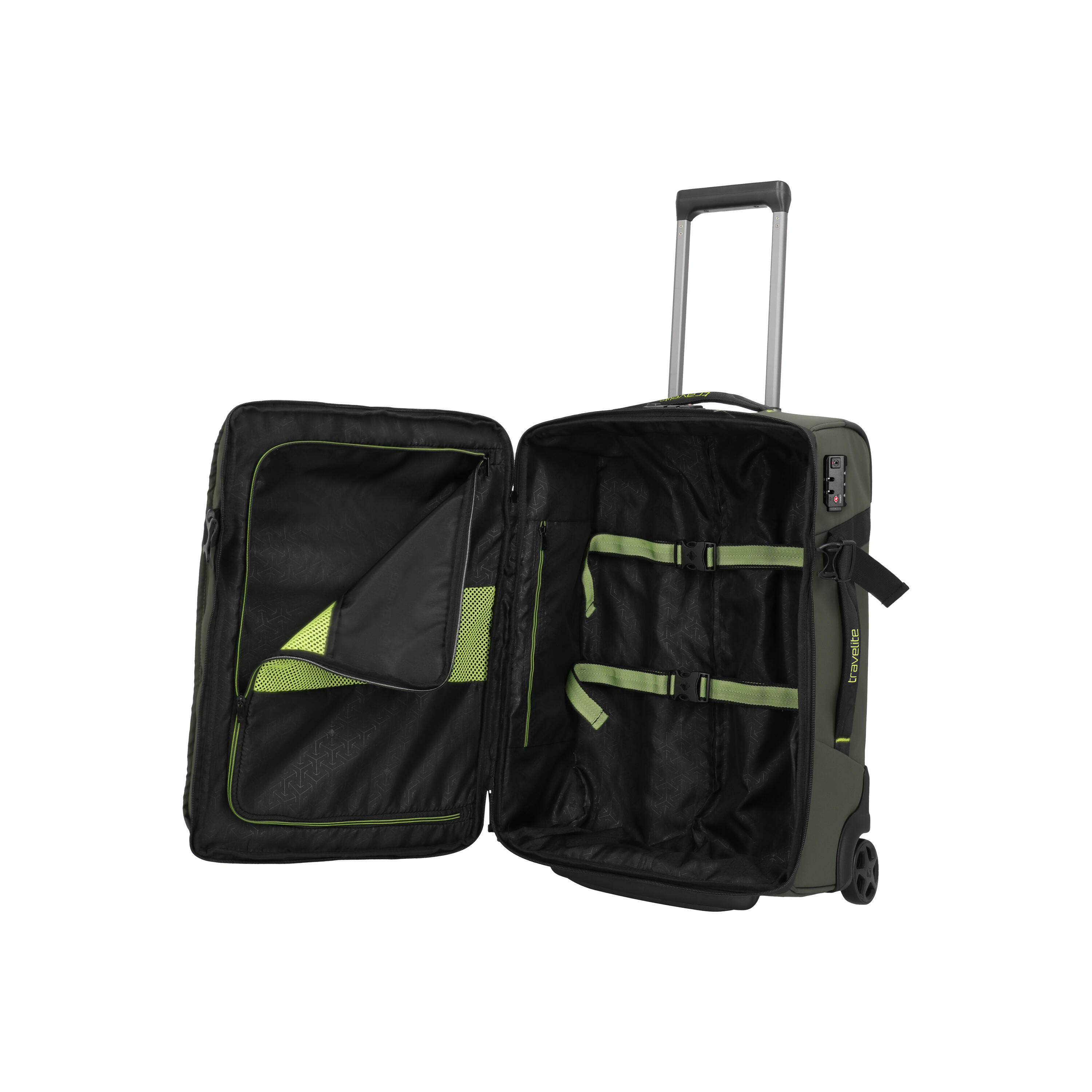 BRIIZE Wheeled Duffle S, Khaki 2/6