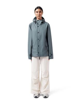 Wasserdichte Oversized Damen-Pufferjacke – Vegan Dark Olive Green XL