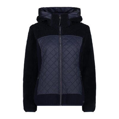 Wooltech hoodie dames cmp teddy fur effect