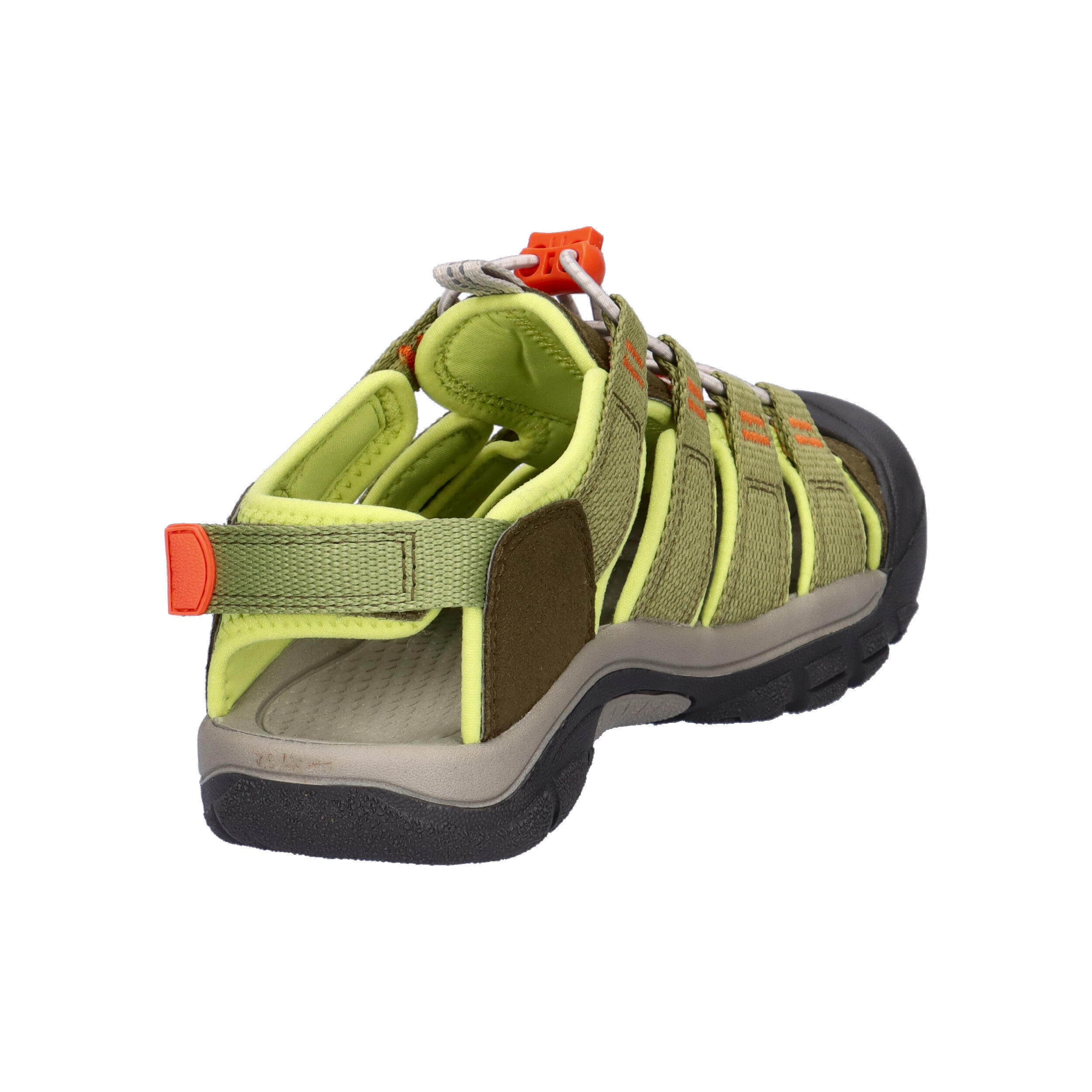 Scarpe Keen Jr Newport Boundless oliva scuro/scarlatto Ibis verde da bambino 6/7