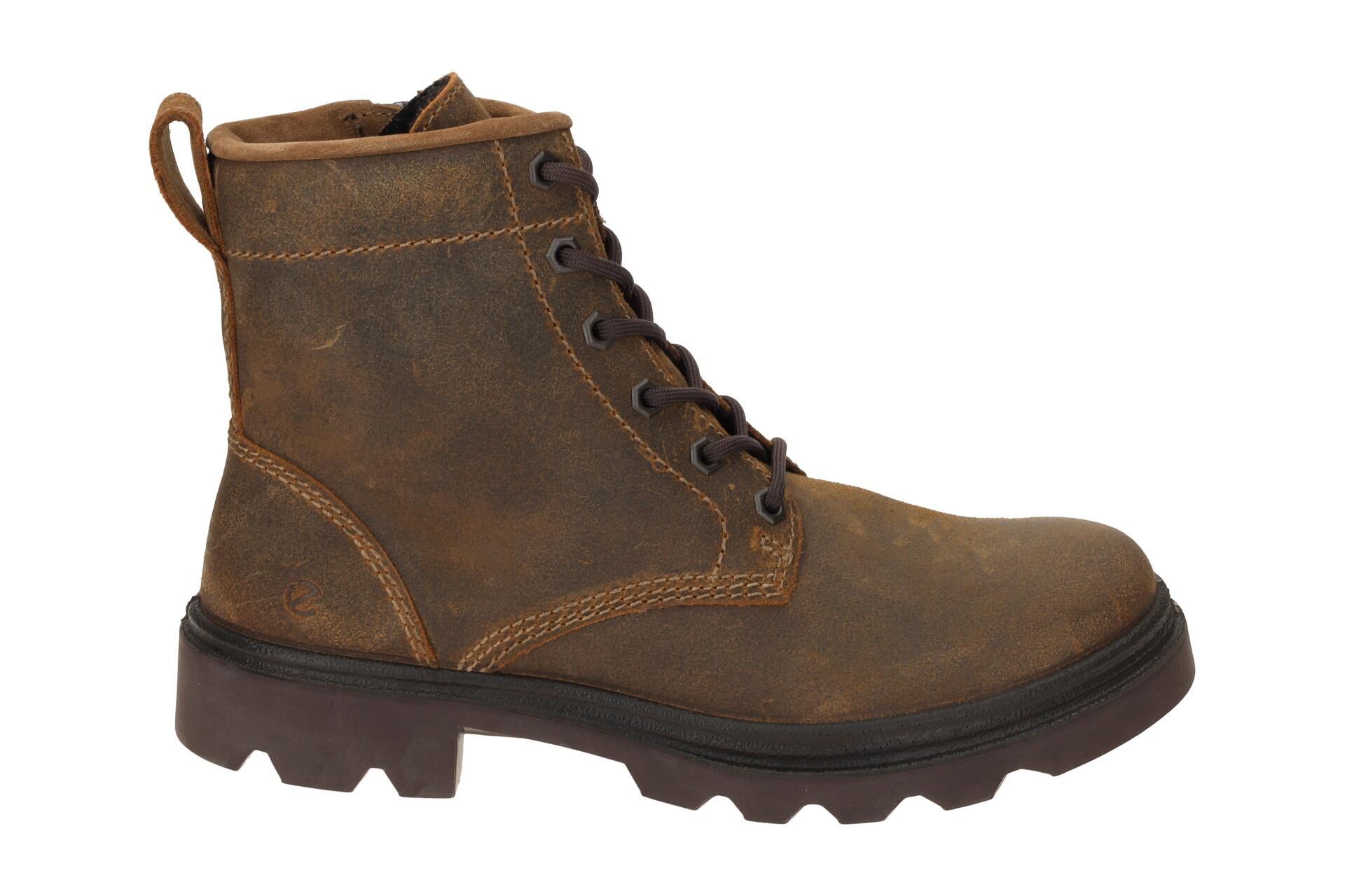 Ecco GRAINER Damen Stiefeletten - robuste Stiefelette braun Freizeit NEU 2/7