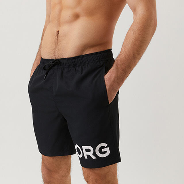 Heren Zwemshort Sheldon Zwart III 3/7