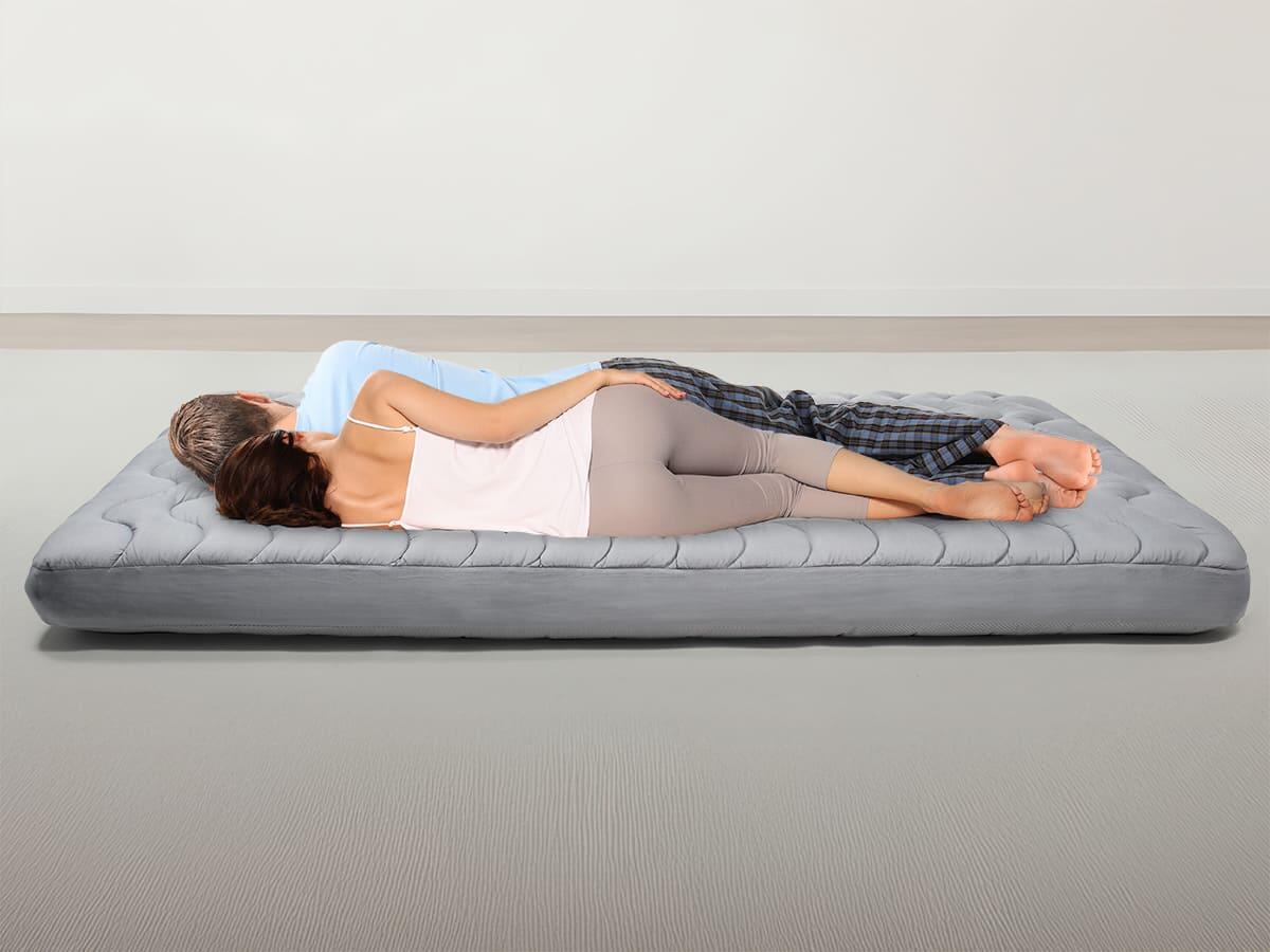 Housse pour matelas gonflable Double Easy 3D Premium - 195x140x10cm - Surmatelas 7/7