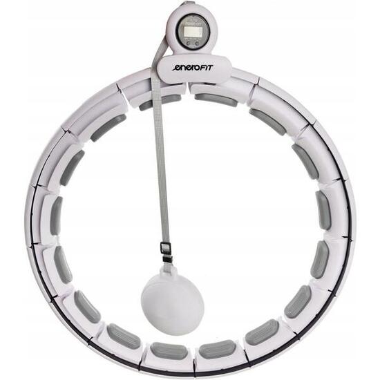Enero Fit Hula Hoop mit Gewichten und Zähler 110 cm