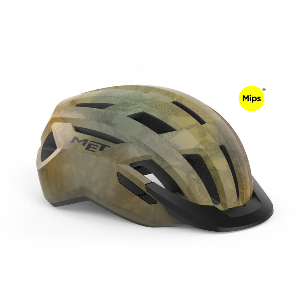 Met - Casque De Vélo Allroad Mips Wander Savanna Mat - Casque - Vert - 56-58 Cm - Decathlon